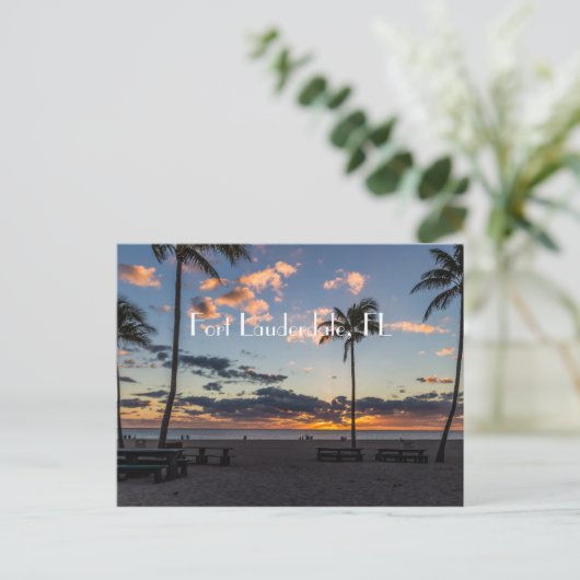 Fort Lauderdale Postkarte (Stehend Vorderseite)
