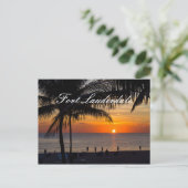 Fort Lauderdale Postkarte (Stehend Vorderseite)