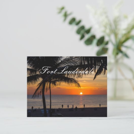 Fort Lauderdale Postkarte (Stehend Vorderseite)