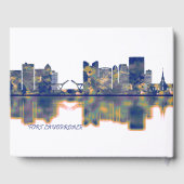 Fort Lauderdale Skyline Gästebuch (Rückseite)