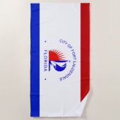 Fort Lauderdale - Strandtuch (Vorderseite)