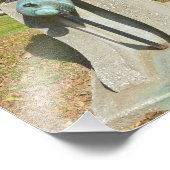 Fort Leavenworth Cannon, Kansas Fotodruck (Ecke)