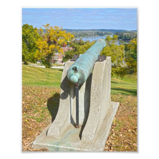 Fort Leavenworth Cannon, Kansas Fotodruck (Vorne)