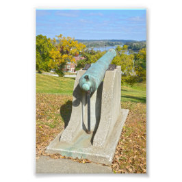 Fort Leavenworth Cannon, Kansas Fotodruck