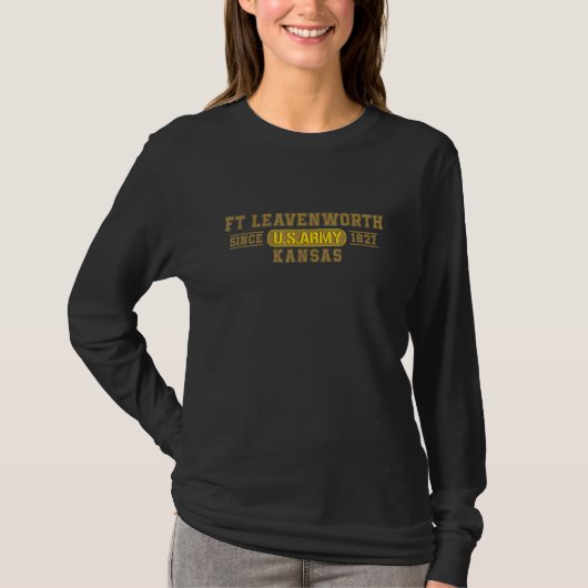 Fort Leavenworth Kansas, Militärgefängnis T-Shirt (Vorderseite)