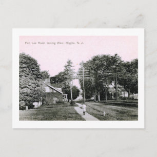 Fort Lee Rd., Bogota, NJ Vintage Postkarte