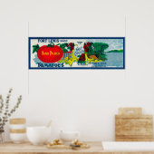 Fort Lewis Tomato LabelRoanoke, VA Poster (Küche)