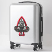 Fort Liberty 14" High Custom-Cut Vinyl Sticker (Koffer)