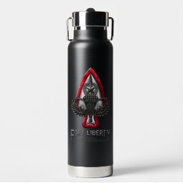 Fort Liberty Black 25 oz Vakuum Insullierte Flasch Trinkflasche