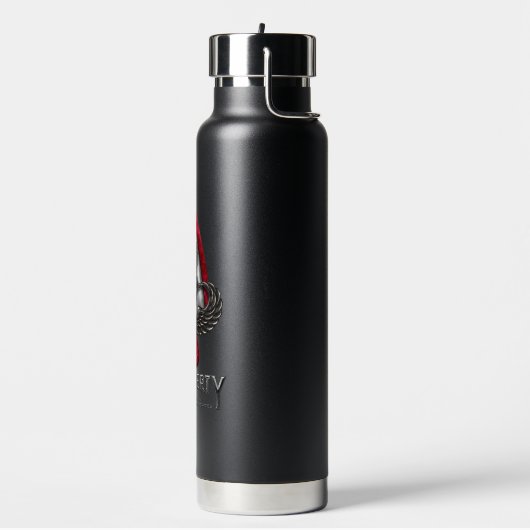 Fort Liberty Black 25 oz Vakuum Insullierte Flasch Trinkflasche (Links)