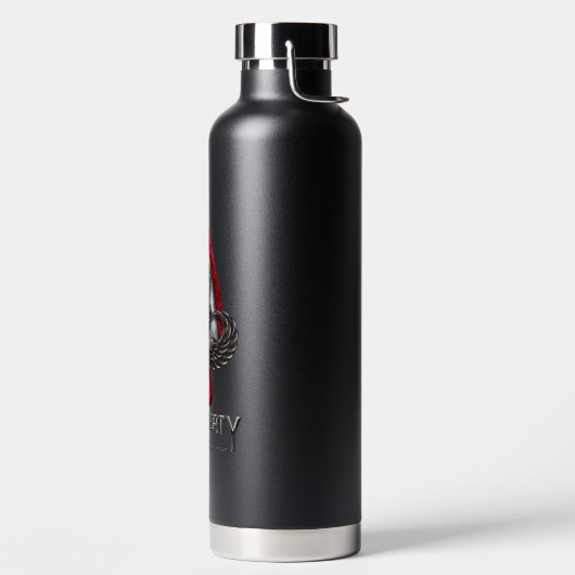 Fort Liberty Black 32 oz Vakuum Insullierte Flasch Trinkflasche (links)