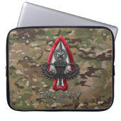 Fort Liberty Camouflage 15" Laptop-Sieb Laptopschutzhülle (Vorderseite)