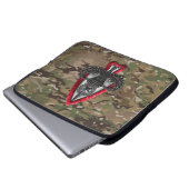 Fort Liberty Camouflage 15" Laptop-Sieb Laptopschutzhülle (Vorne Knopf)