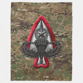 Fort Liberty Camouflage Fleecedecke