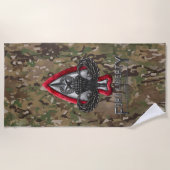 Fort Liberty Camouflage Strandtuch (Vorderseite)
