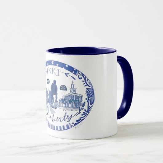 Fort Liberty Coffee Tasse (VorderseiteRechts)