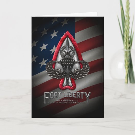 Fort Liberty Karte (Vorderseite)