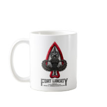 Fort Liberty White Coffee Tasse