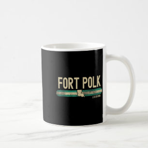 Fort Lk La _ Louisiana _ Reisen & 80er Stil Kaffeetasse