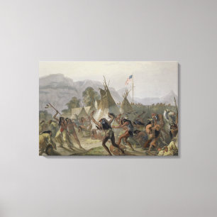 Fort Mackenzie, August 28. 1833, Platte 42 von Vo Leinwanddruck