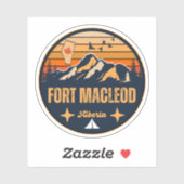Fort Macleod, Alberta Aufkleber (Blatt)