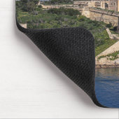 Fort Manoel und Sliema aus Valletta, Malta Mousepad (Ecke)