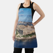 Fort Manoel und Sliema aus Valletta, Malta Schürze (InSitu)