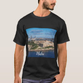 Fort Manoel und Sliema aus Valletta, Malta T-Shirt (Vorderseite)