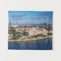 Fort Manoel und Sliema aus Valletta, Malta