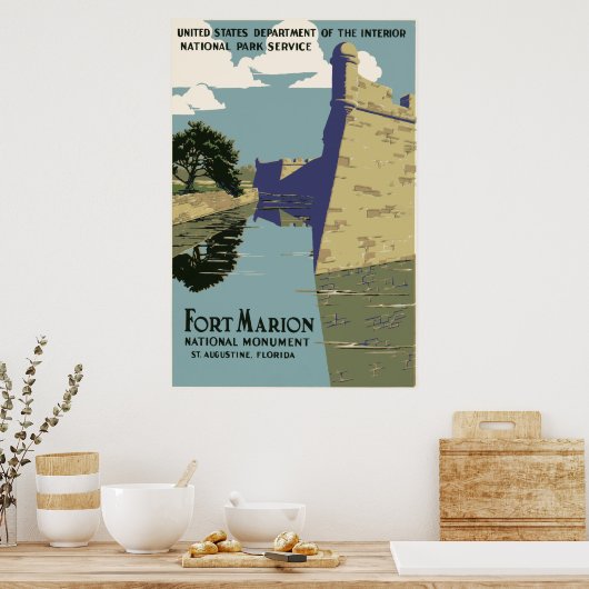 Fort Marion Florida Poster (Küche)