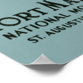 Fort Marion National Monument St Augustine Florida Poster (Ecke)