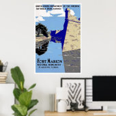 Fort Marion National Monument St Augustine Florida Poster (Heimbüro)