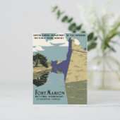 Fort Marion National Monument St Augustine Florida Postkarte (Stehend Vorderseite)