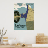 Fort Marion National Monument Vintage Poster (Küche)