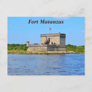 Fort Matanzas Feiertagspostkarte