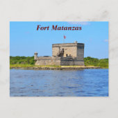 Fort Matanzas Feiertagspostkarte (Vorderseite)