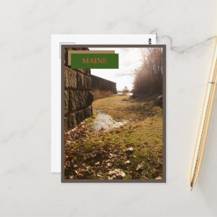 Fort McClary Staat Historic Site Maine Nature Postkarte