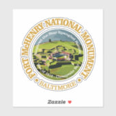 Fort McHenry (NM) Aufkleber (Blatt)