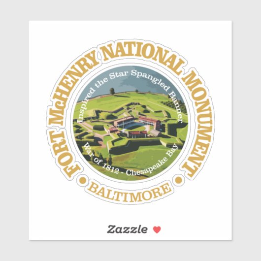 Fort McHenry (NM) Aufkleber (Blatt)