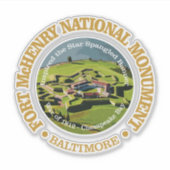 Fort McHenry (NM) Aufkleber (Vorderseite)