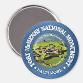 Fort McHenry (NM) Magnet (Vorderseite/Rückseite)