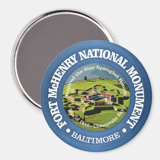 Fort McHenry (NM) Magnet (Vorderseite/Rückseite)