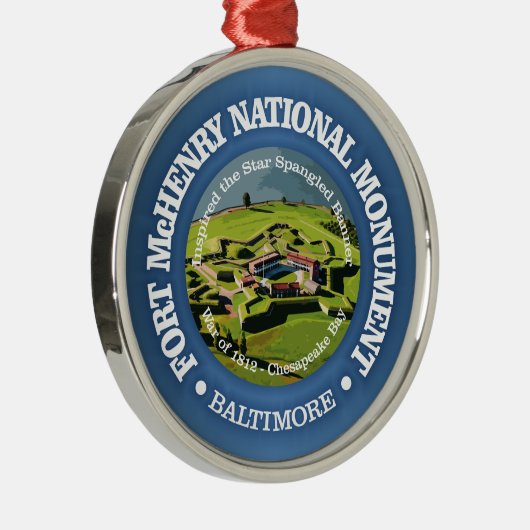 Fort McHenry (NM) Ornament Aus Metall (Rechts)