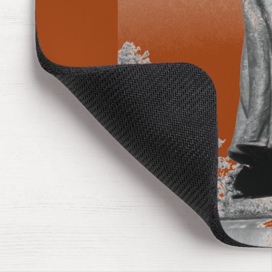 Fort McHenry Statue B+W Mousepad (Ecke)