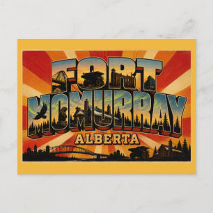 Fort McMurray Alberta Nördlicher Geist Postkarte