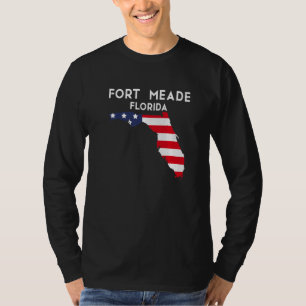 Fort Meade Florida USA Staat America Travel Florid T-Shirt