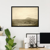 Fort Meade mit Bärenstäbchen SD 1888 Poster (Heimbüro)