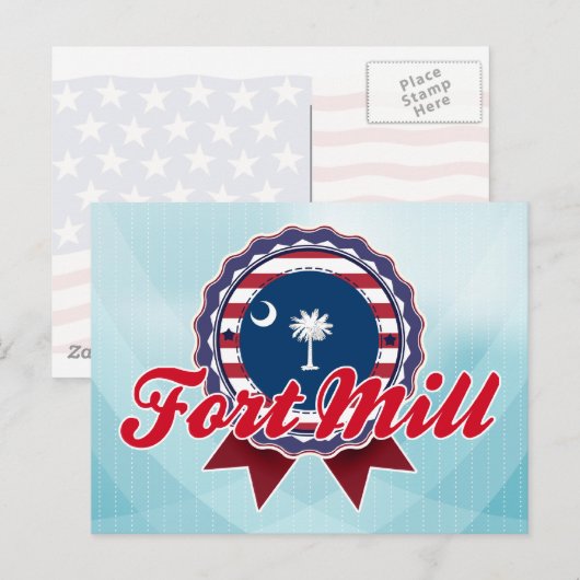 Fort Mill, SC Postkarte (Vorne/Hinten)
