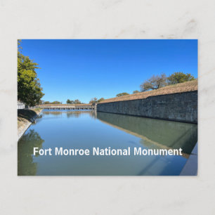 Fort Monroe, Virginia Postkarte