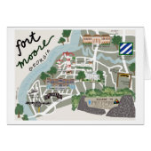 Fort Moore Grußkarte (Vorderseite (Horizontal))